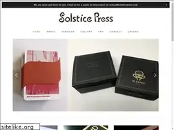 Sites similar to solsticepress.com