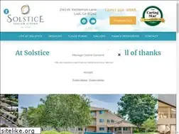 Sites similar to solsticeseniorlivinglodi.com