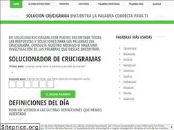 Sites similar to solucioncrucigrama.com