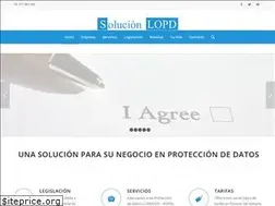 Sites similar to solucionlopd.com