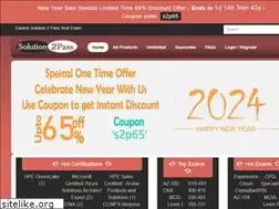 Sites similar to solution2pass.com