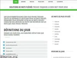 Sites similar to solutionmotsfleches.com