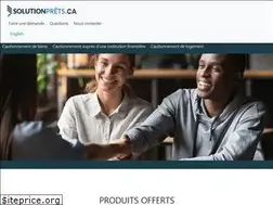 Sites similar to solutionprets.ca