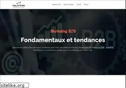 Sites similar to solutions-marketing-btob.fr