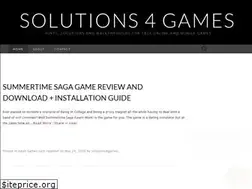 Sites similar to solutions4games.com