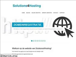 Sites similar to solutions4hosting.nl