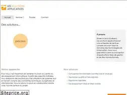 Sites similar to solutionsapplicatives.com
