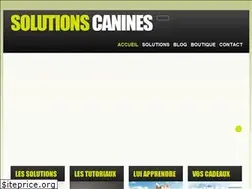 Sites similar to solutionscanines.com