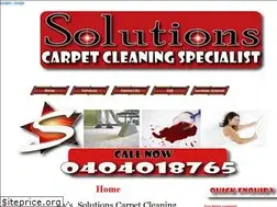 Sites similar to solutionscarpetcleaning.com.au
