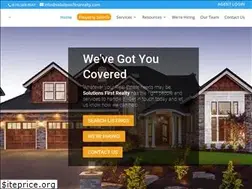 Sites similar to solutionsfirstrealty.com