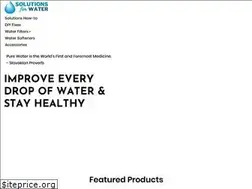 Sites similar to solutionsforwater.org