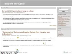 Sites similar to solutionsthroughit.wordpress.com