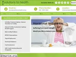 Sites similar to solutionstohealth.com.au