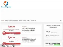 Sites similar to solvedignou.in