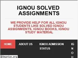 Sites similar to solvedignouassignments.com