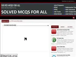 Sites similar to solvedmcqs.blogspot.com