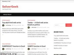 Sites similar to solvergeek.com