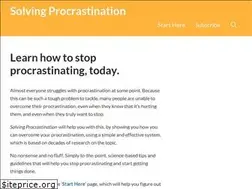 Sites similar to solvingprocrastination.com