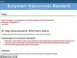Sites similar to solymarirendelo.hu