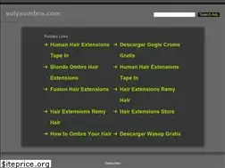 Sites similar to solysombra.com