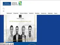 Sites similar to som.sabanciuniv.edu