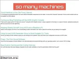 Sites similar to somanymachines.com
