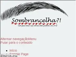 Sites similar to sombrancelha.com.br