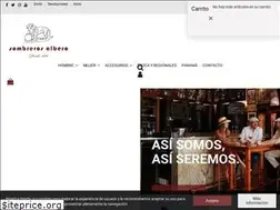 Sites similar to sombrerosalbero.es