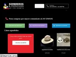 Sites similar to sombrerosyponchosdecolombia.com