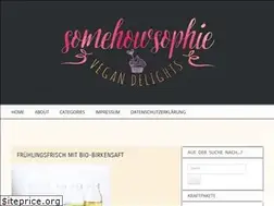 Sites similar to somehowsophie.com