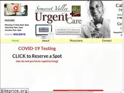 Sites similar to somersetvalleyurgentcare.com