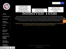 Sites similar to somervilletx.gov