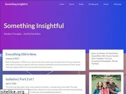 Sites similar to something-insightful.com