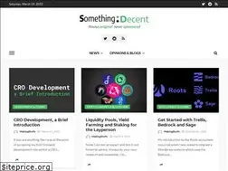 Sites similar to somethingdecent.co.uk
