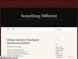 Sites similar to somethingdifferent.wordpress.com