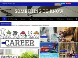 Sites similar to somethingknow.com