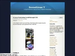 Sites similar to sometimesy.wordpress.com