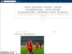 Sites similar to son-dakika-spor.blogspot.com