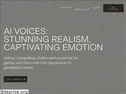 Sites similar to sonantic.io