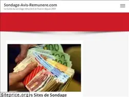 Sites similar to sondage-avis-remunere.com