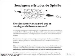 Sites similar to sondagenseestudosdeopiniao.wordpress.com