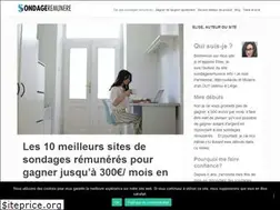 Sites similar to sondageremunere.info