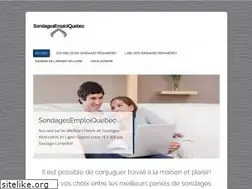 Sites similar to sondagesemploiquebec.com