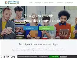 Sites similar to sondagesremuneres.be