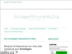 Sites similar to sondagesremuneres.org