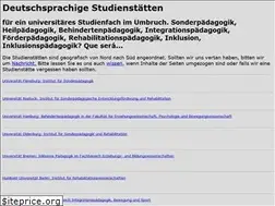Sites similar to sonderpaedagogik.org