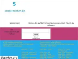 Sites similar to sonderzeichen.de