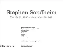 Sites similar to sondheim.com