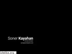Sites similar to sonerkayahan.com