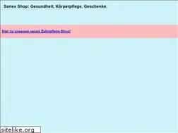 Sites similar to sonex-shop.de